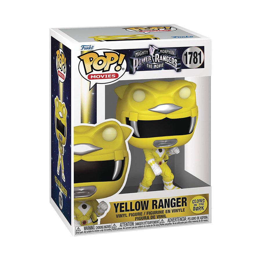 POP Movies Mighty Morphin Power Rangers The Movie Yellow Ranger Vinyl Figure