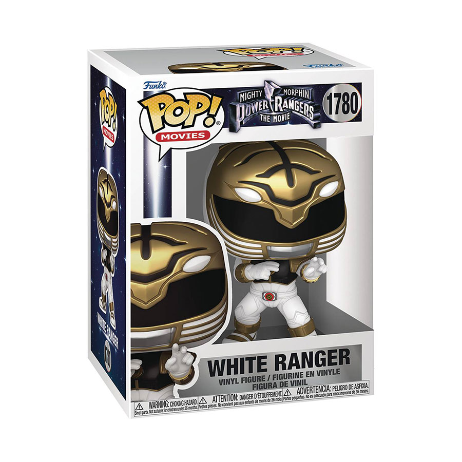 POP Movies Mighty Morphin Power Rangers The Movie White Ranger Vinyl Figure