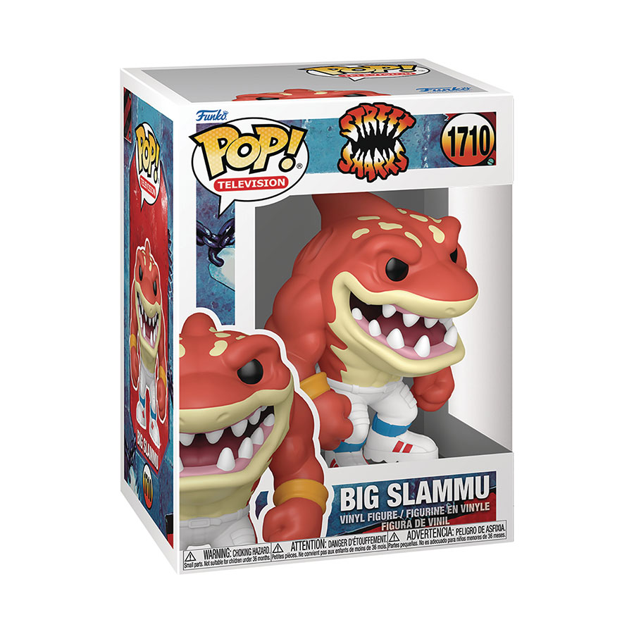 POP Television Street Sharks Big Slammu Vinyl Figure