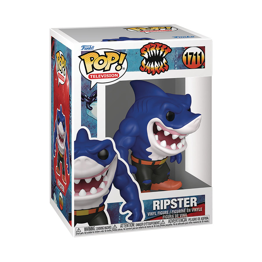 POP Television Street Sharks Ripster Vinyl Figure