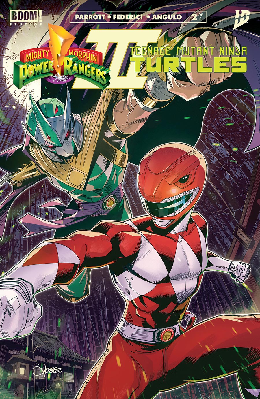 Mighty Morphin Power Rangers Teenage Mutant Ninja Turtles III #2 Cover A Regular Alessio Zonno Cover