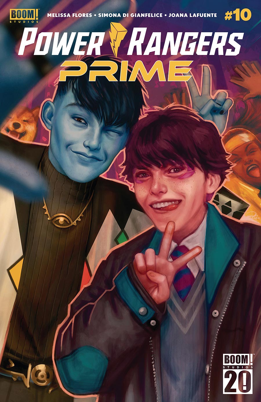 Power Rangers Prime #10 Cover C Variant Rebeca Puebla BOOM Studios 20th Anniversary Cover