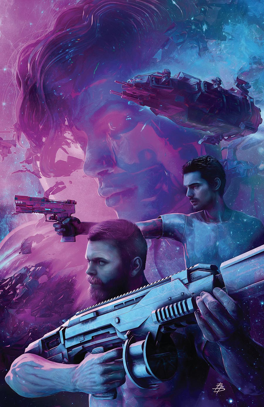 Expanse A Little Death #1 Cover D Incentive Bjorn Barends Virgin Variant Cover