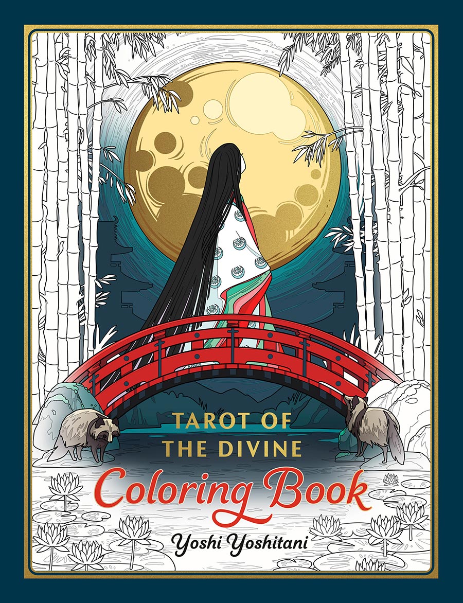 Tarot Of The Divine Coloring Book Inspired By Deities Folklore And Fairy Tales From Around The World TP