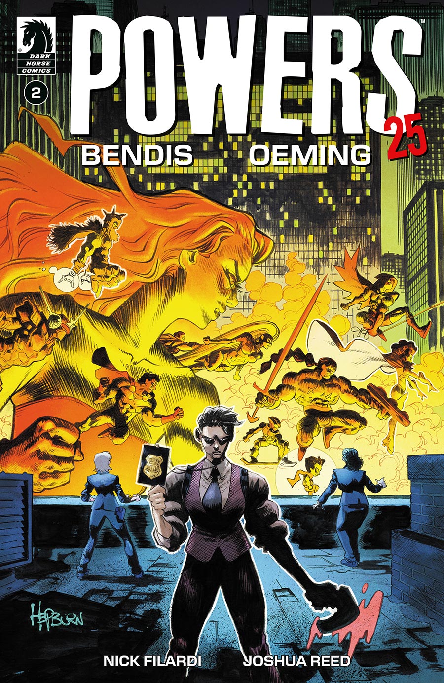 Powers 25 #2 Cover B Variant Scott Hepburn Cover