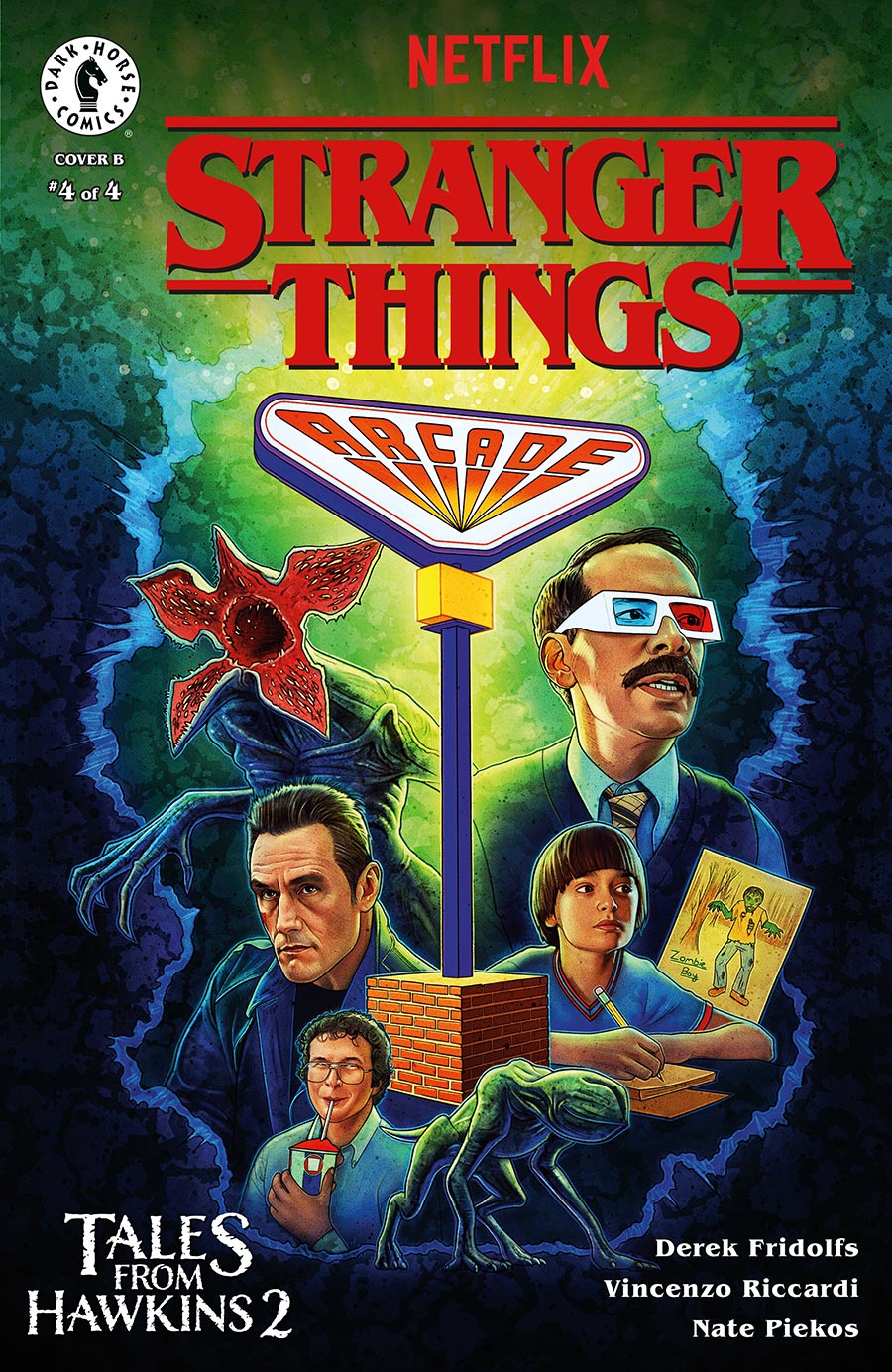 Stranger Things Tales From Hawkins 2 #4 Cover B Variant Kyle Lambert Cover