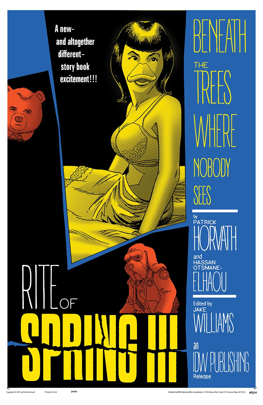 Beneath The Trees Where Nobody Sees Rite Of Spring #3 Cover B Variant Tony Fleecs Movie Homage Cover