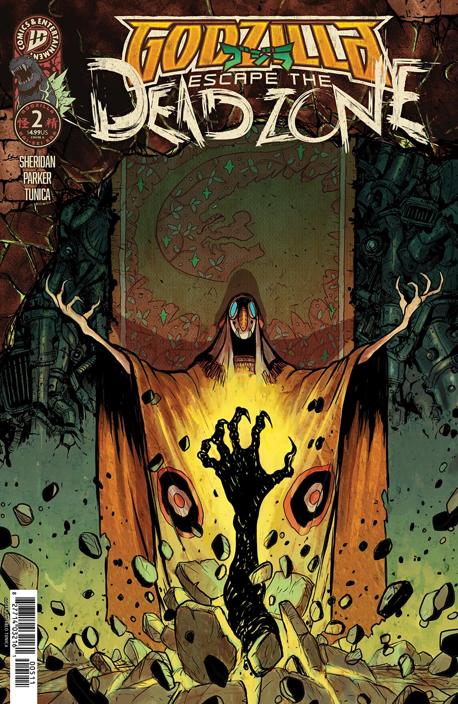 Godzilla Escape The Deadzone #2 Cover A Regular Pablo TunicaCover (Kai-Sei Era)