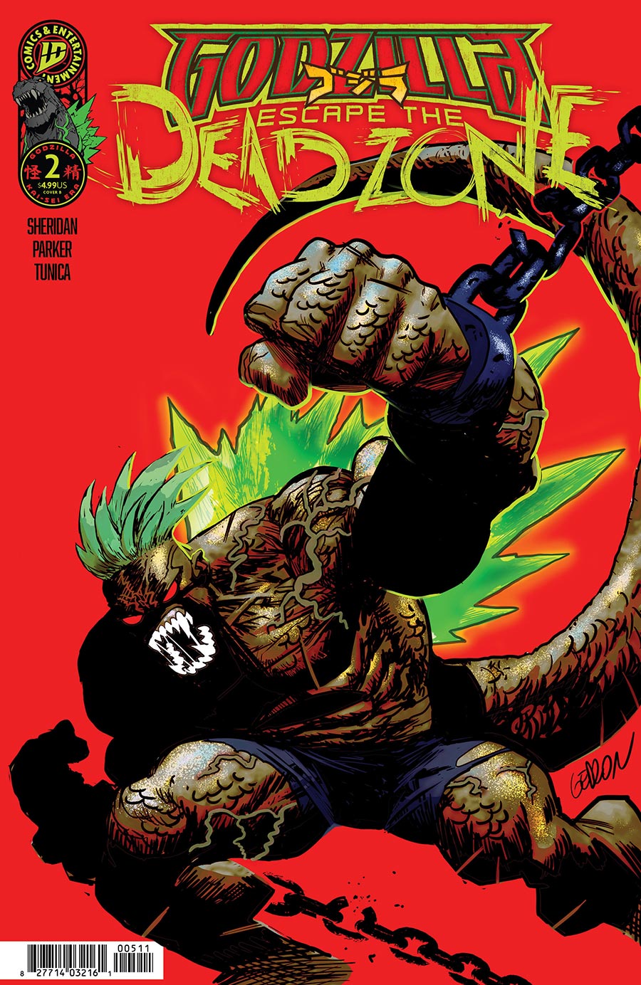 Godzilla Escape The Deadzone #2 Cover B Variant Juan Gedeon Cover (Kai-Sei Era)