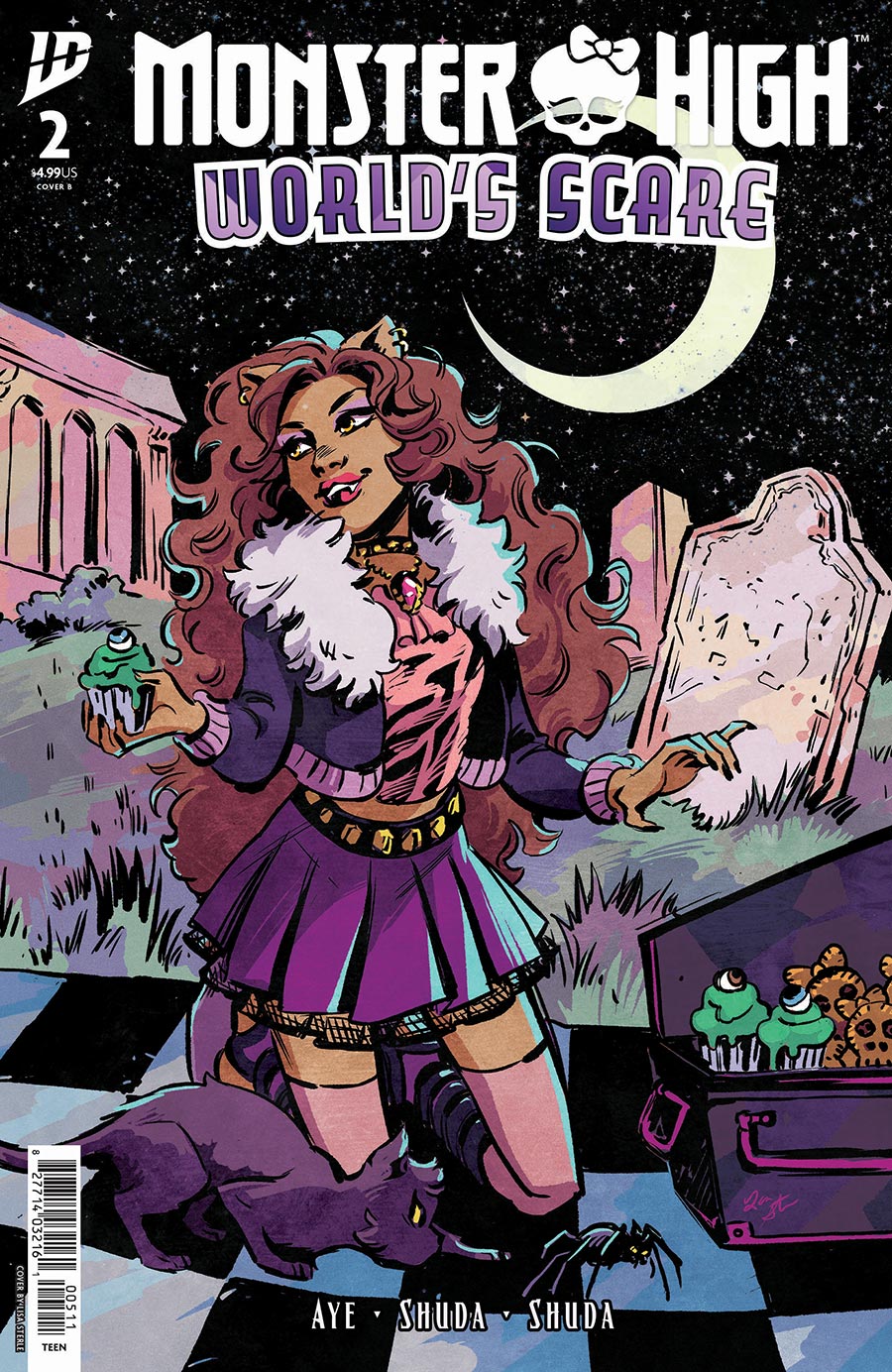 Monster High Worlds Scare #2 Cover B Variant Lisa Sterle Cover