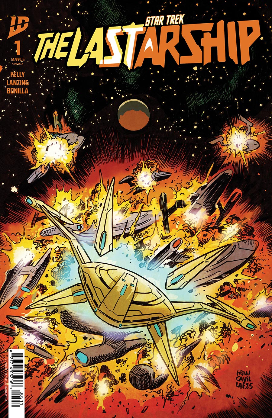Star Trek The Last Starship #1 Cover A Regular Francesco Francavilla Cover