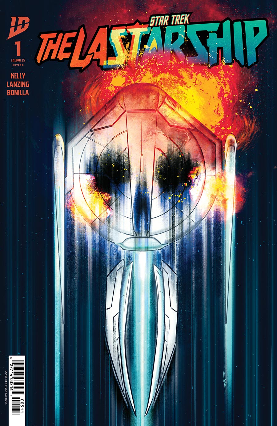 Star Trek The Last Starship #1 Cover B Variant Skylar Patridge Cover