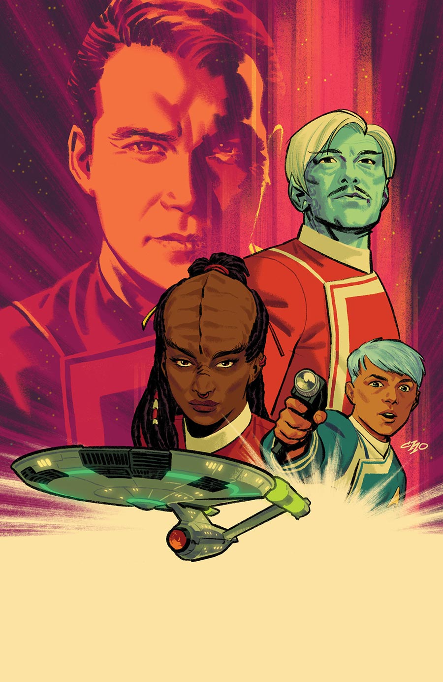 Star Trek The Last Starship #1 Cover G Incentive Michael Cho Virgin Cover