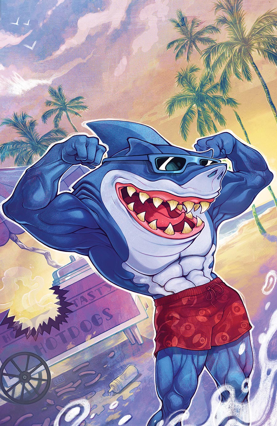 Street Sharks Vol 3 #1 Cover E Incentive Elizabeth Beals Virgin Cover