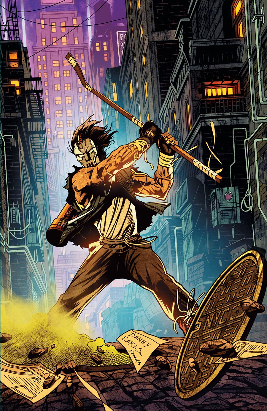 Teenage Mutant Ninja Turtles Casey Jones #1 Cover D Incentive Danny Earls Virgin Cover