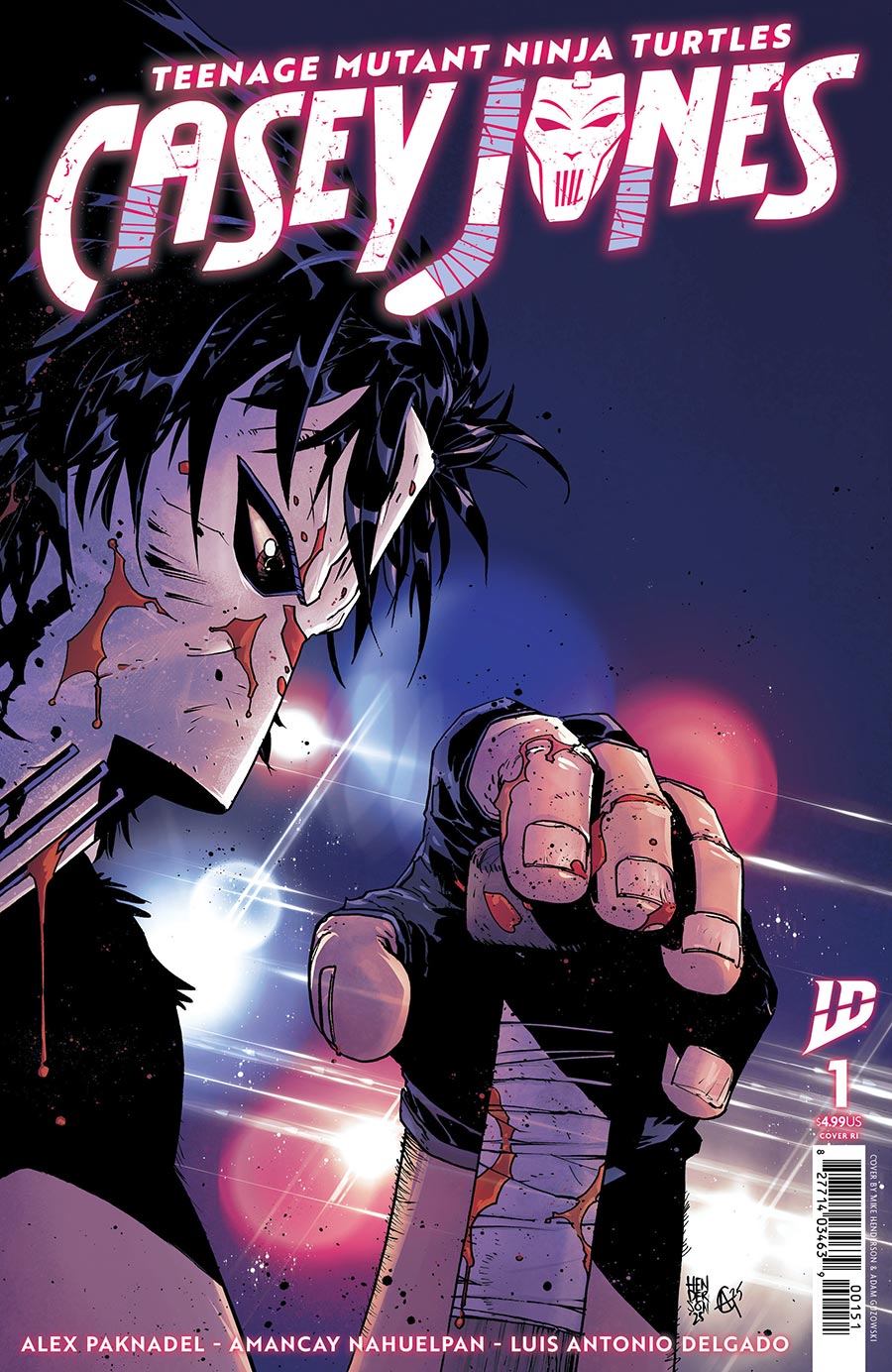 Teenage Mutant Ninja Turtles Casey Jones #1 Cover E Incentive Mike Henderson Variant Cover