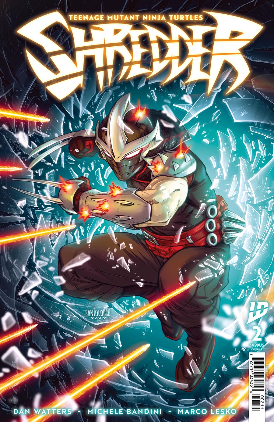 Teenage Mutant Ninja Turtles Shredder #2 Cover A Regular Mateus Santolouco Cover