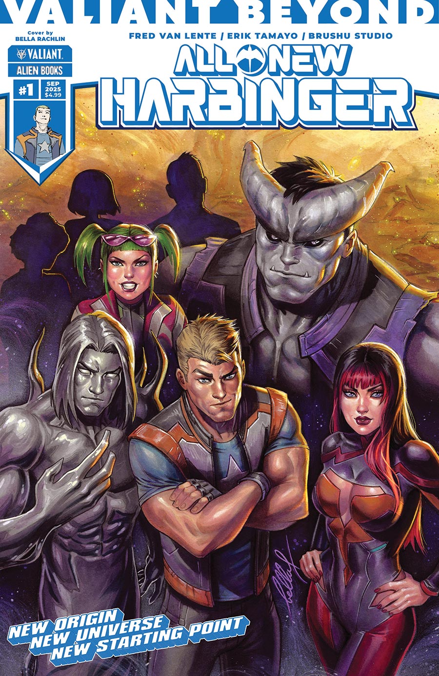 Valiant Beyond All-New Harbinger #1 Cover A Regular Bella Rachlin Cover
