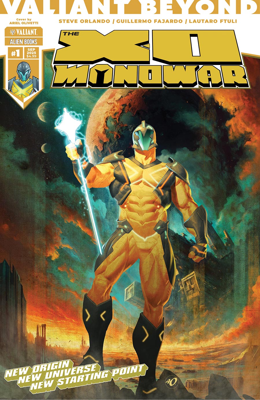 Valiant Beyond The X-O Manowar #1 Cover A Regular Ariel Olivetti Cover