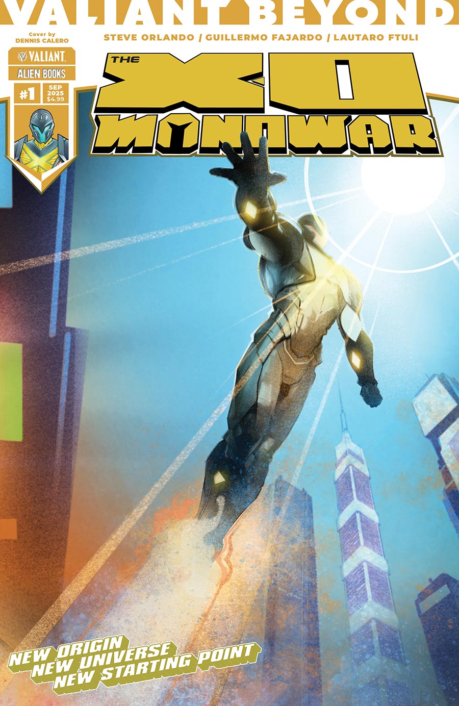 Valiant Beyond The X-O Manowar #1 Cover C Variant Dennis Calero Connecting Cover
