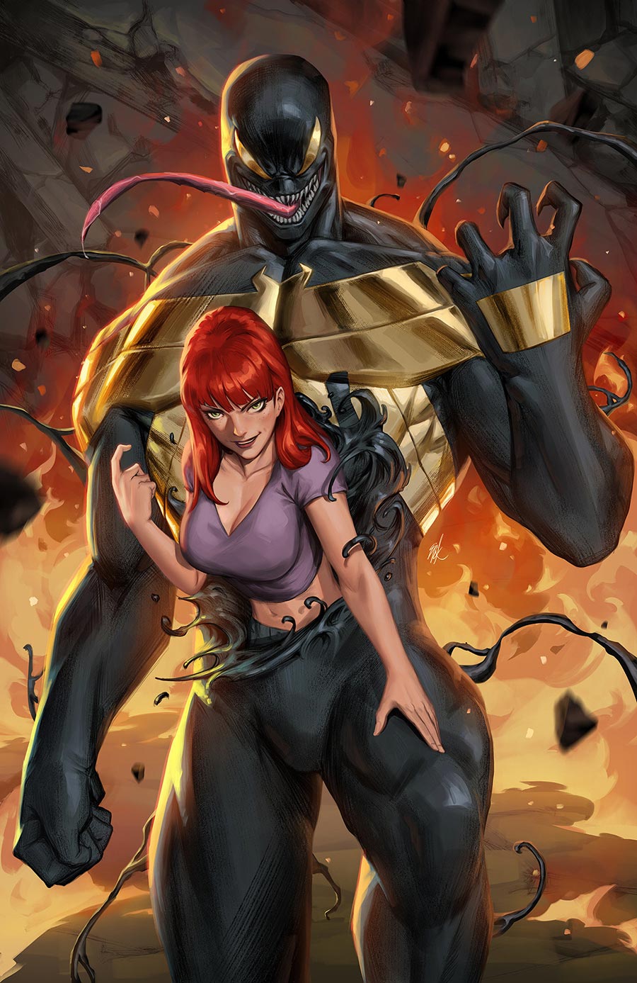 All-New Venom #10 Cover D Incentive Ejikure Venom Virgin Cover