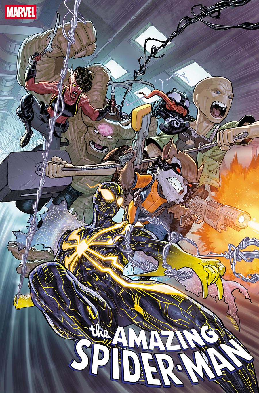 Amazing Spider-Man Vol 7 #11 Cover F Variant Javier Garron Spoiler Cover (#975)