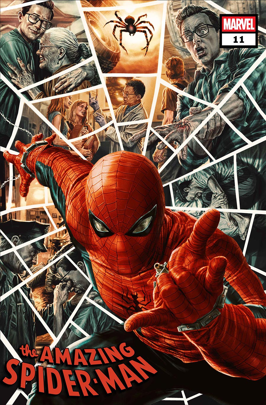 Amazing Spider-Man Vol 7 #11 Cover B Variant Lee Bermejo Amazing Visions Cover (#975)