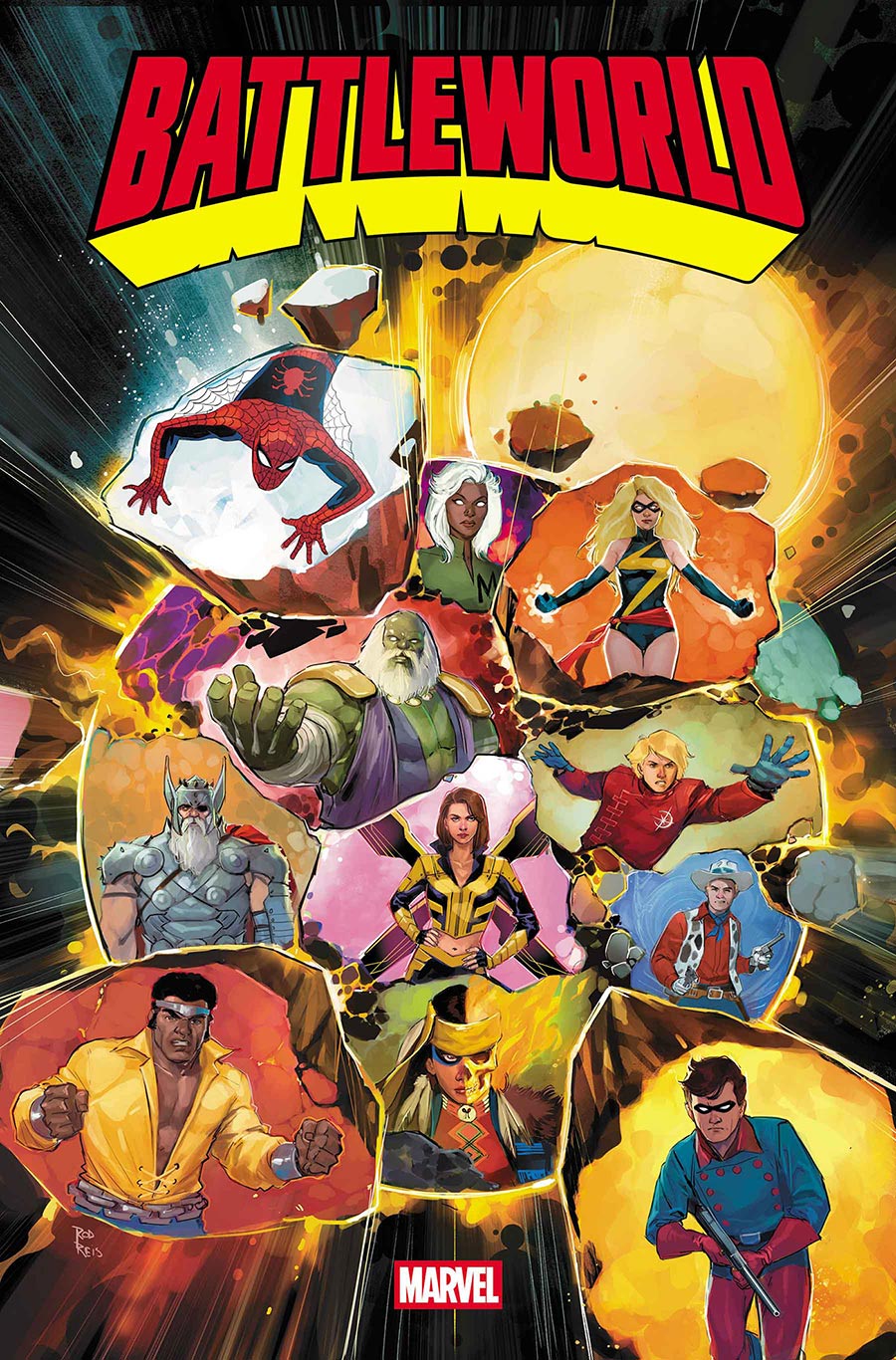 Battleworld #1 Cover D Variant Rod Reis Promo Cover