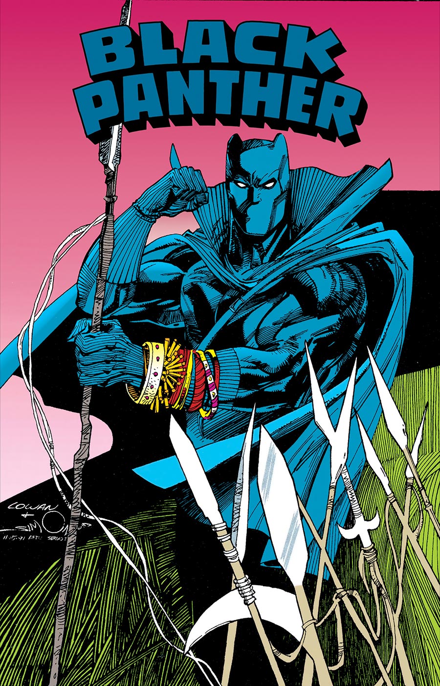 Black Panther Revenge Of The Black Panther Omnibus HC Book Market Denys Cowan Cover