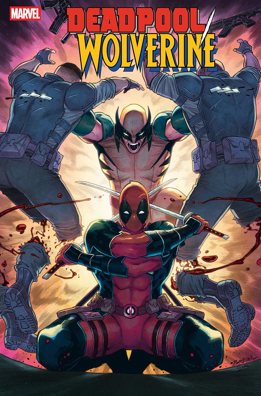 Deadpool Wolverine #9 cover C Incentive Michele Bandini Variant Cover