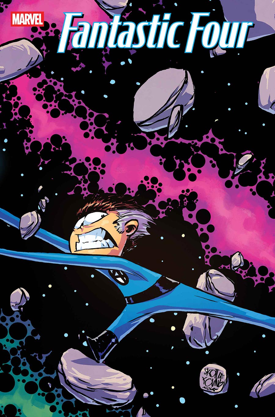 Fantastic Four Vol 8 #3 Cover B Variant Skottie Young 5-Part Connecting Cover