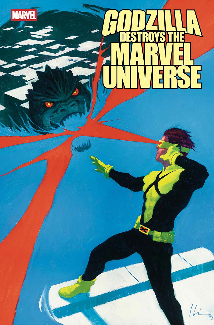 Godzilla Destroys The Marvel Universe #3 Cover F Incentive Jeremy Wilson Variant Cover