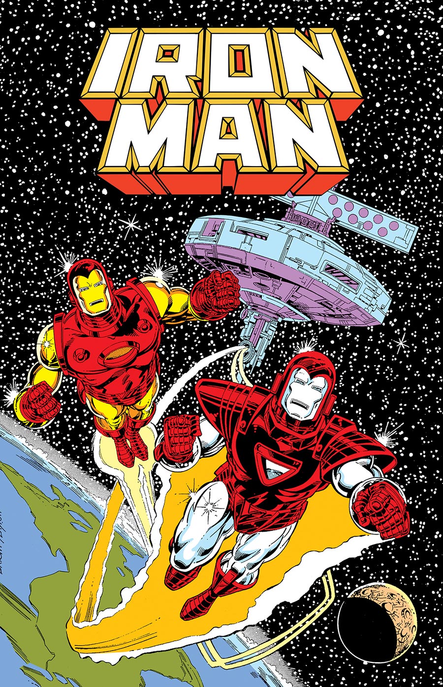 Iron Man Armor Wars Omnibus HC Book Market Mark Bright Cover