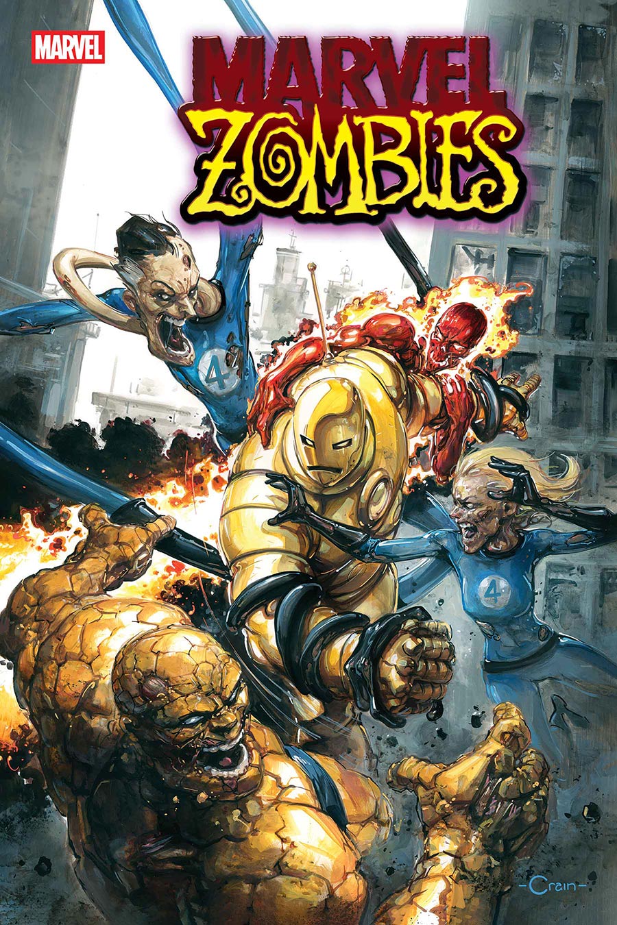 Marvel Zombies Red Band #1 Cover E Variant Clayton Crain Cover With Polybag