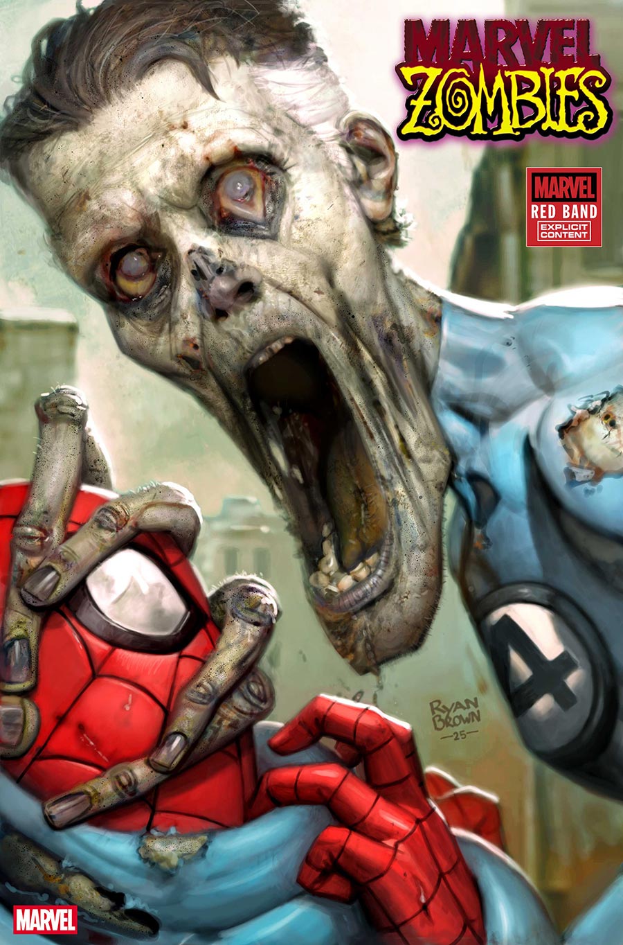 Marvel Zombies Red Band #1 Cover F Incentive Ryan Brown Variant Cover With Polybag