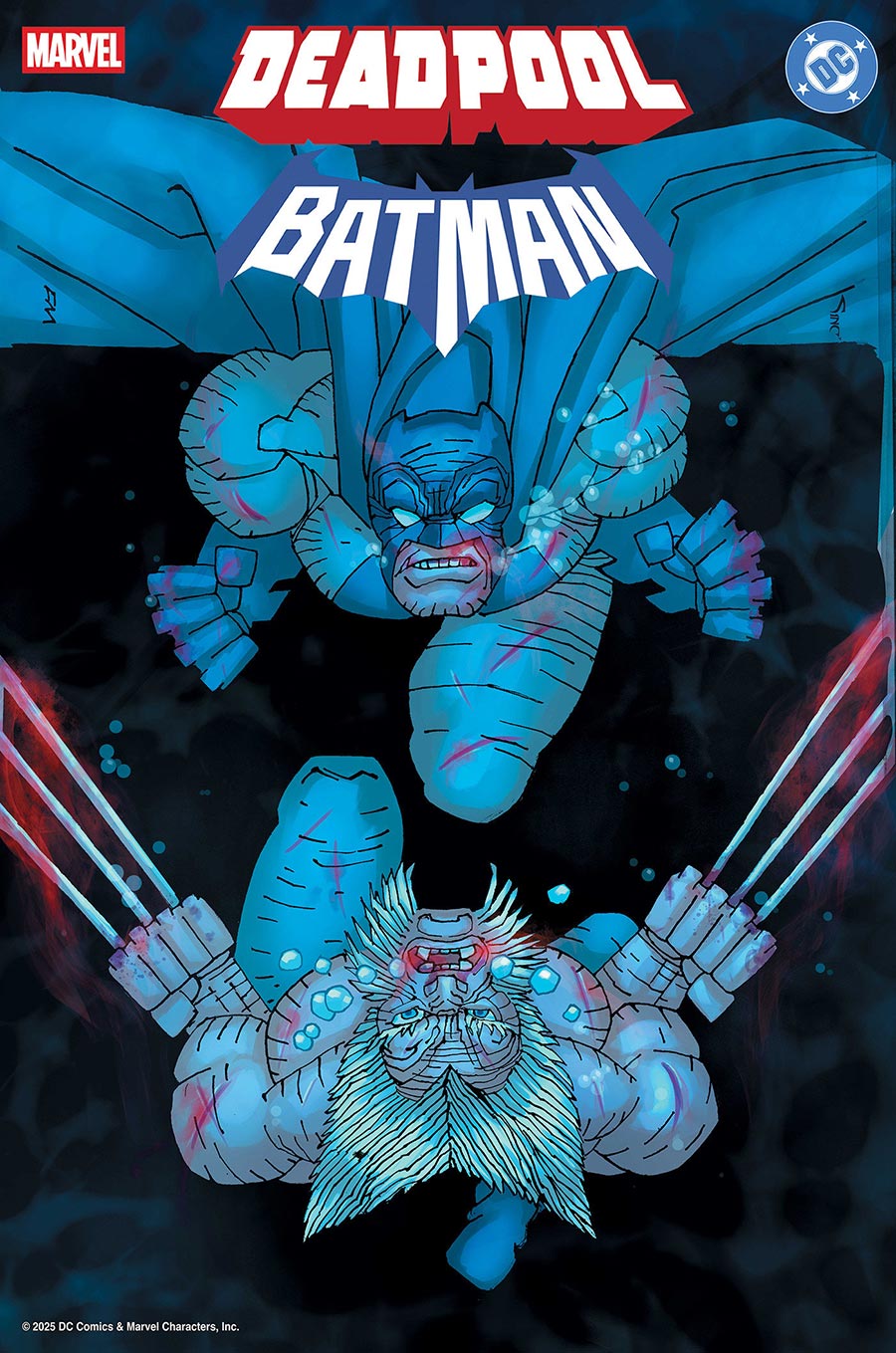 Marvel DC Deadpool Batman #1 (One Shot) Cover S Incentive Frank Miller Wolverine & Batman Variant Cover