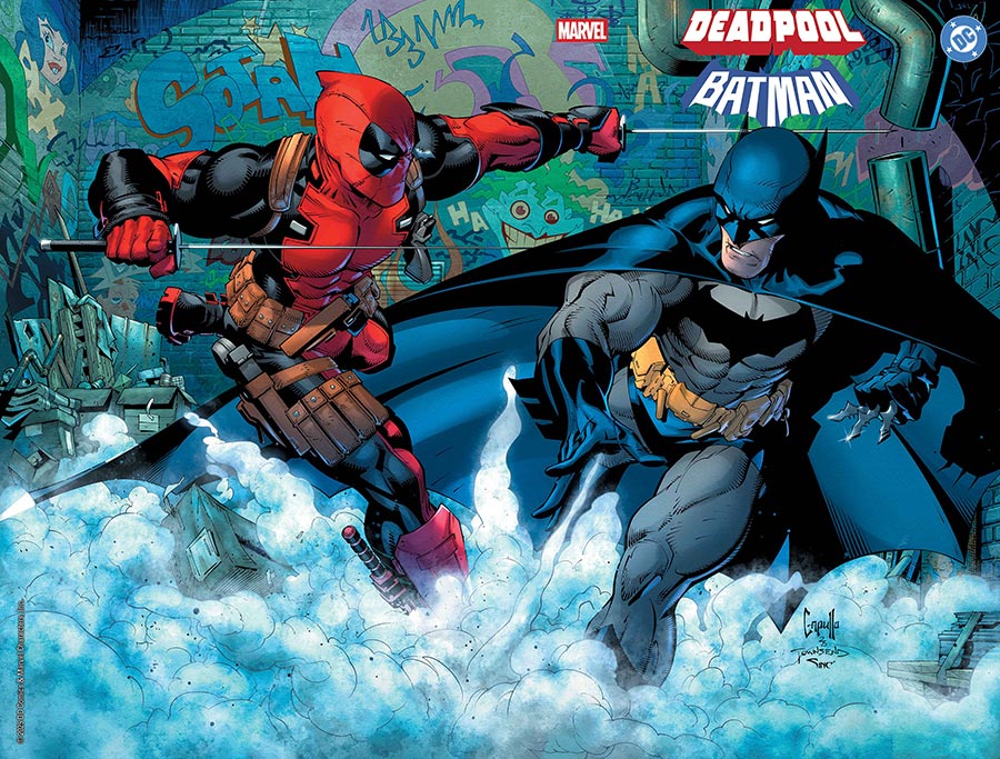 Marvel DC Deadpool Batman #1 (One Shot) Cover B Variant Greg Capullo Wraparound Cover