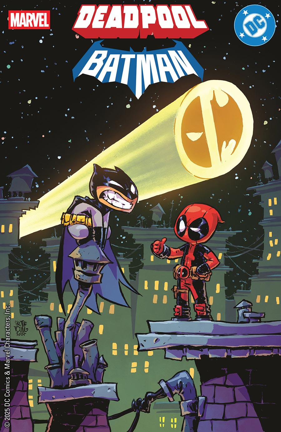 Marvel DC Deadpool Batman #1 (One Shot) Cover L Variant Skottie Young Cover
