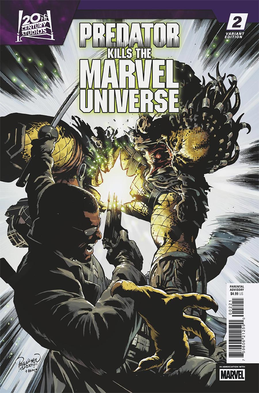 Predator Kills The Marvel Universe #2 Cover B Variant Carlo Pagulayan Hunting The Hunters Cover