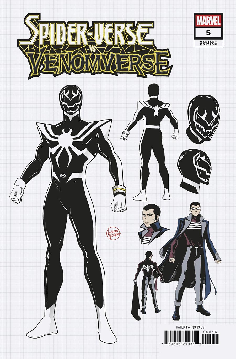 Spider-Verse vs Venomverse #5 Cover C Incentive Luciano Vecchio Design Variant Cover