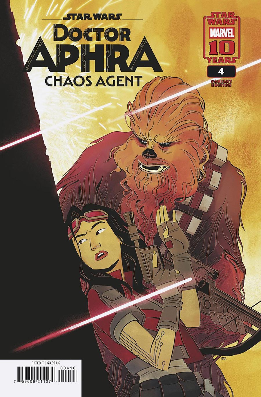 Star Wars Doctor Aphra Chaos Agent #4 Cover D Incentive Annie Wu Variant Cover
