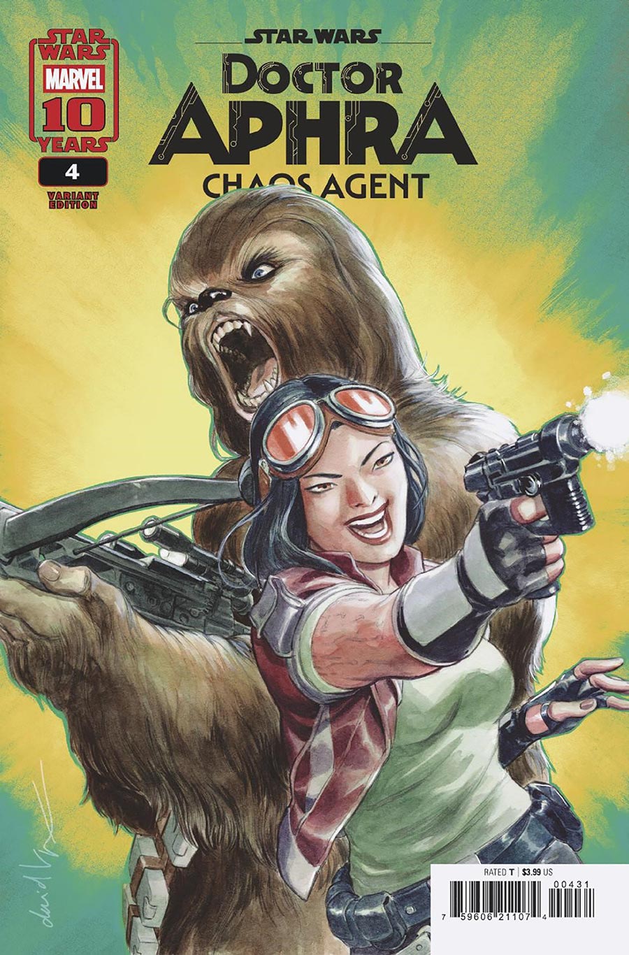 Star Wars Doctor Aphra Chaos Agent #4 Cover C Variant David Lopez Cover