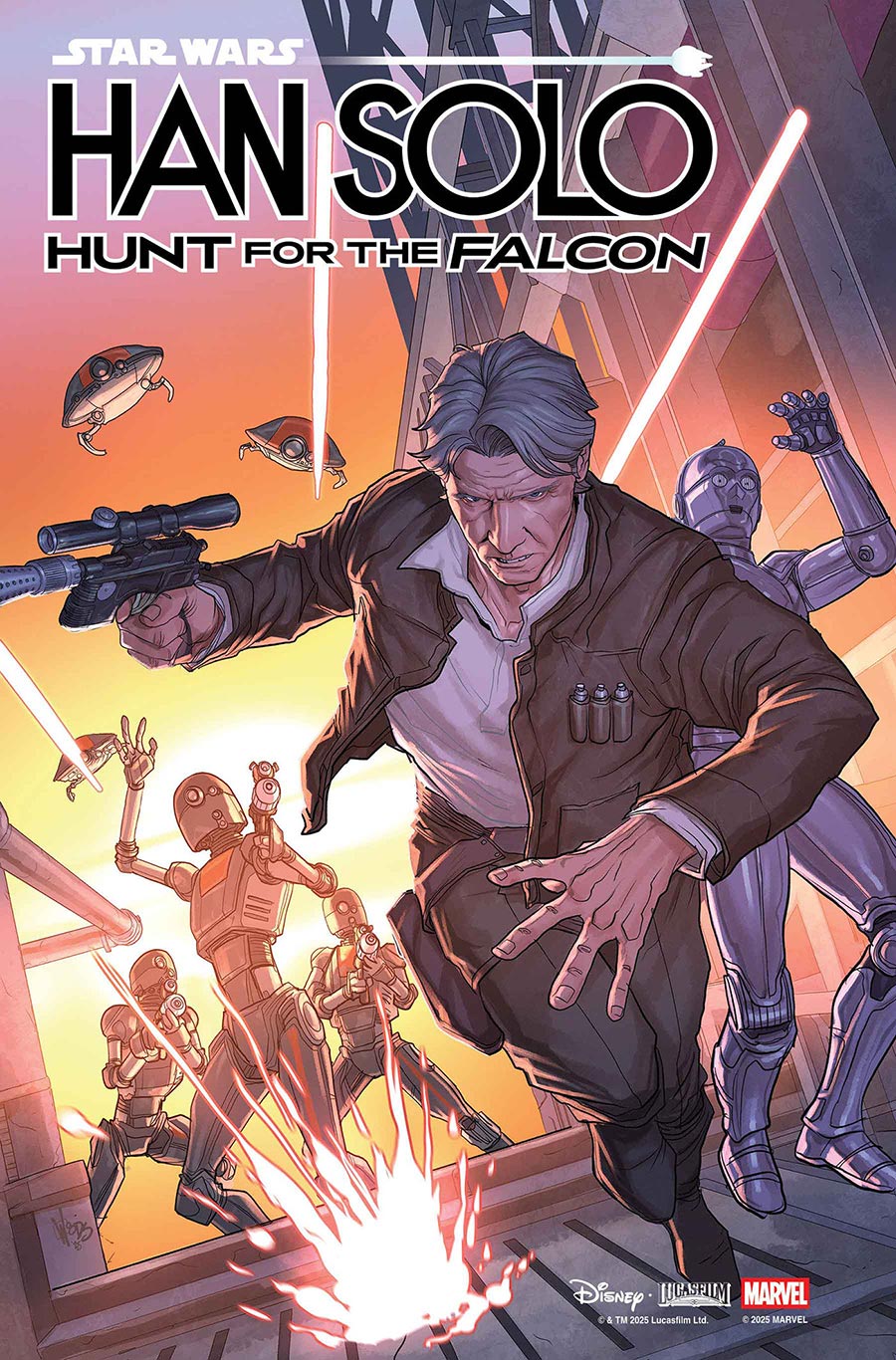 Star Wars Han Solo Hunt For The Falcon #1 Cover E Incentive Pete Woods Variant Cover