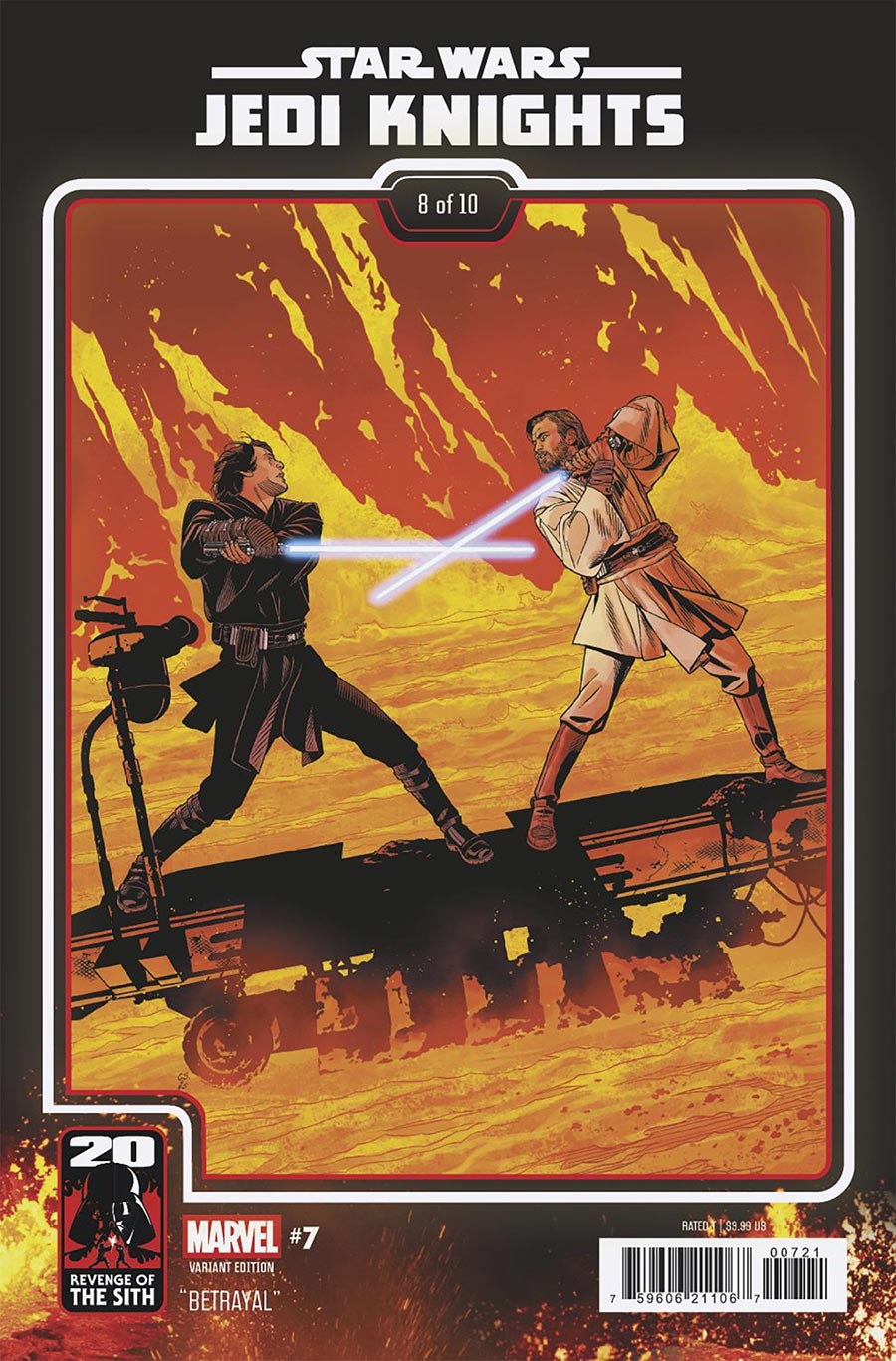 Star Wars Jedi Knights #7 Cover B Variant Chris Sprouse Revenge Of The Sith 20th Anniversary Cover