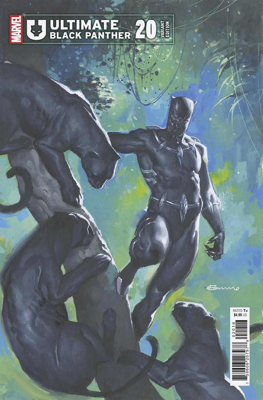 Ultimate Black Panther #20 Cover C Incentive Fabrizio De Tommaso Variant Cover