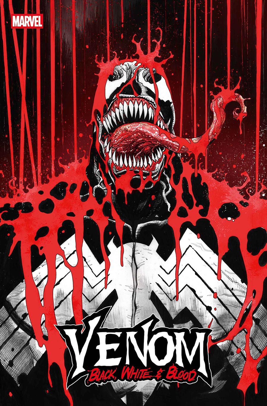 Venom Black White & Blood #2 Cover A Regular Joshua Cassara Cover