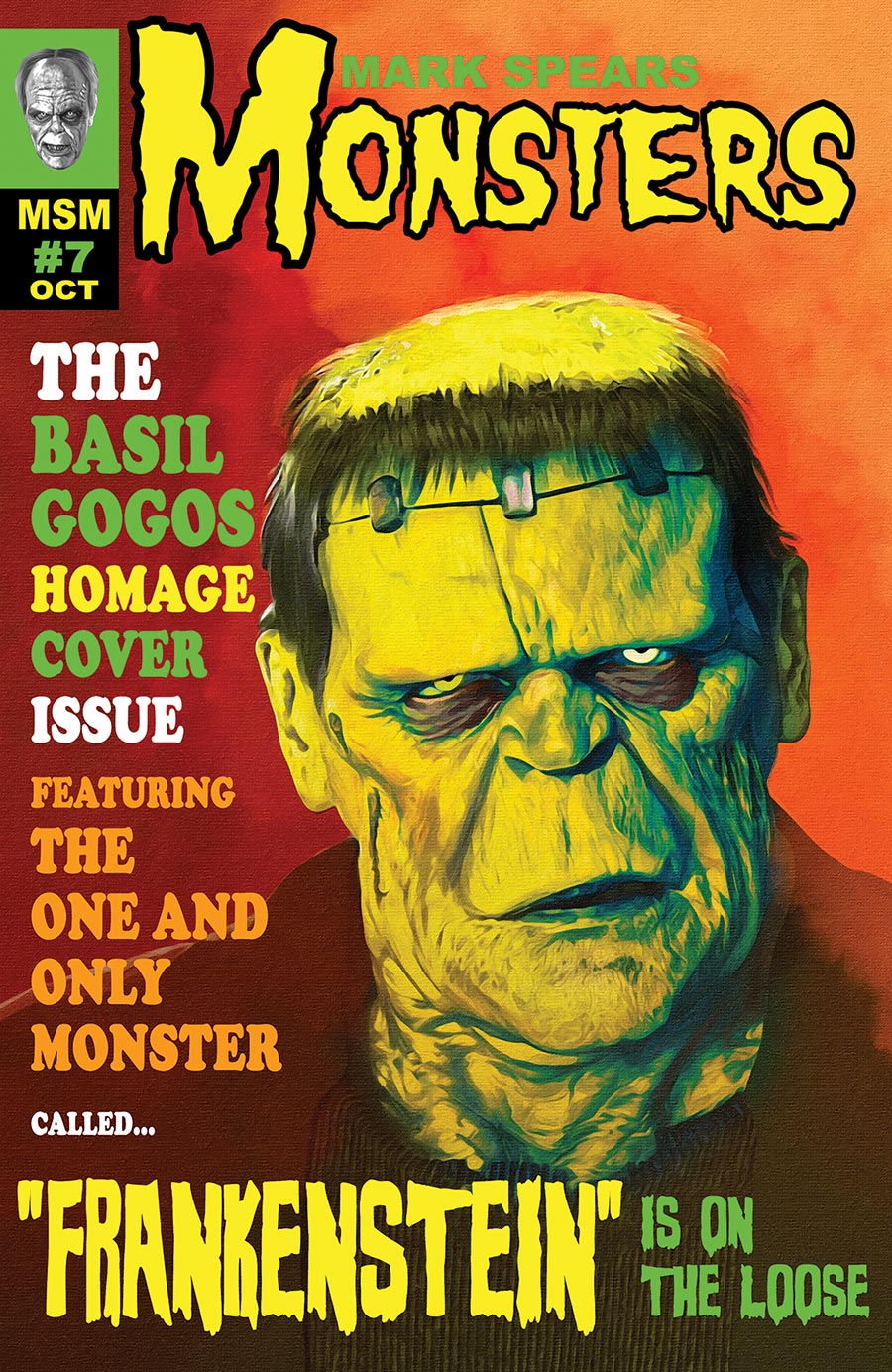Mark Spears Monsters #7 Cover D Incentive Mark Spears Famous Monsters Of Filmland Variant Cover