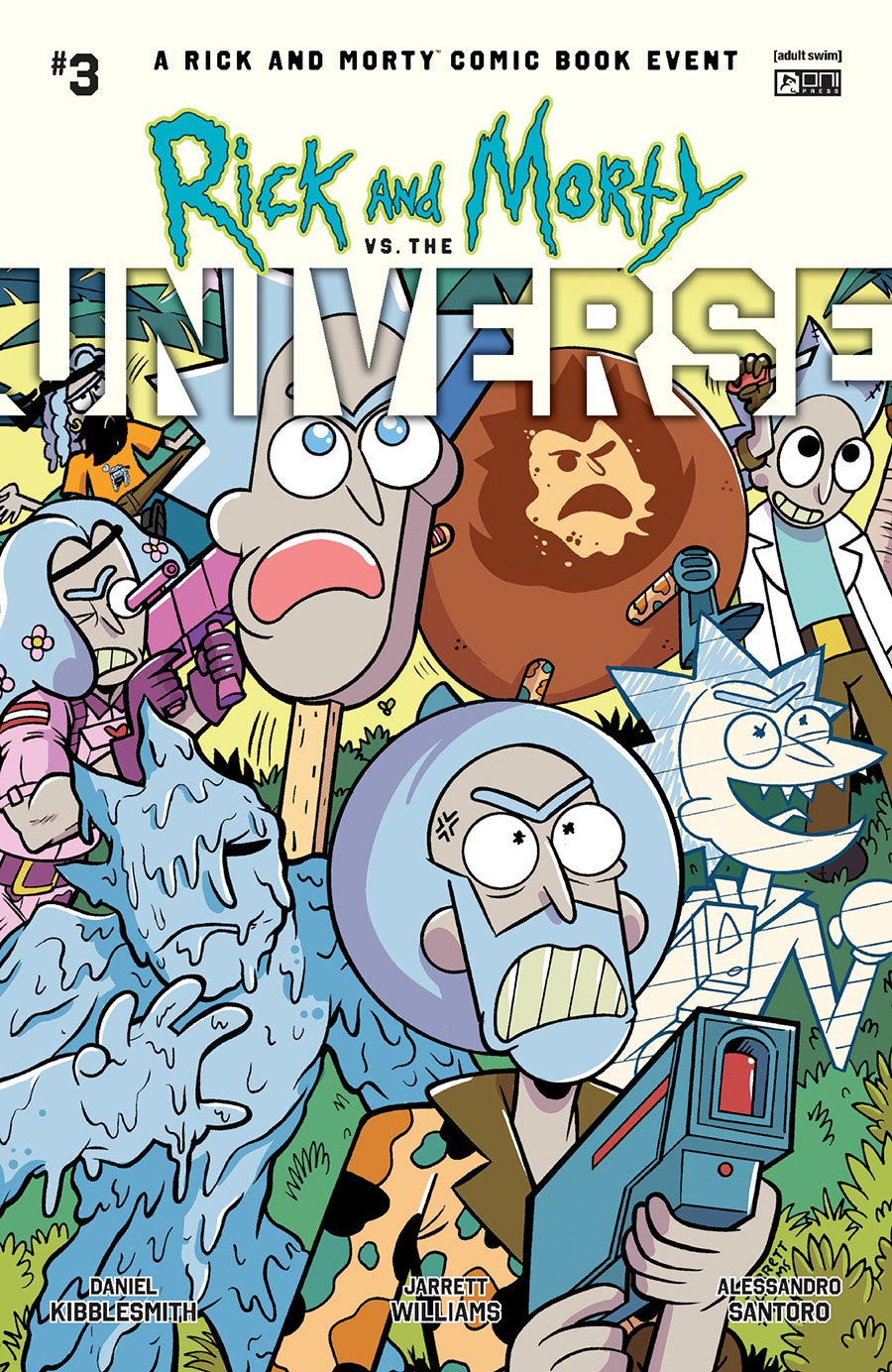 Rick And Morty vs The Universe #3 Cover E Incentive Jarrett Williams Prime Variant Cover