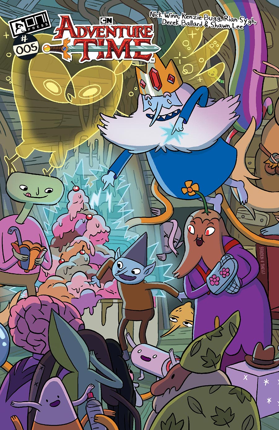 Adventure Time Vol 2 #5 Cover D Incentive Shelli Paroline & Braden Lamb Infinite Interlocking Variant Cover