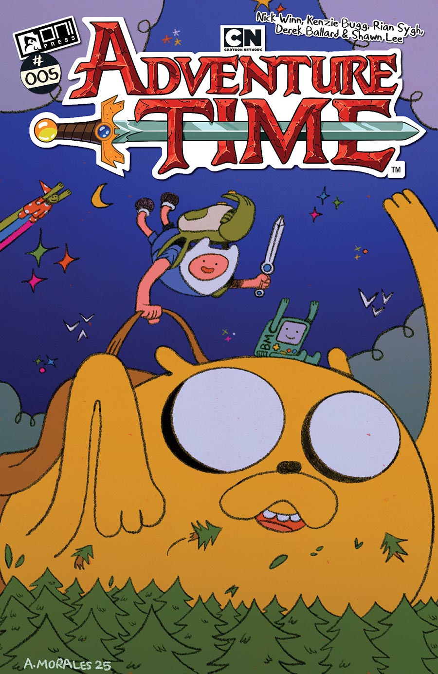 Adventure Time Vol 2 #5 Cover E Incentive Agustin Morales Variant Cover